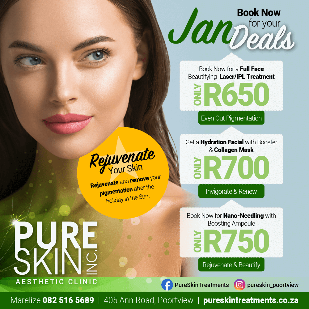 Beauty Salon Roodepoort | Pure Skin Treatments